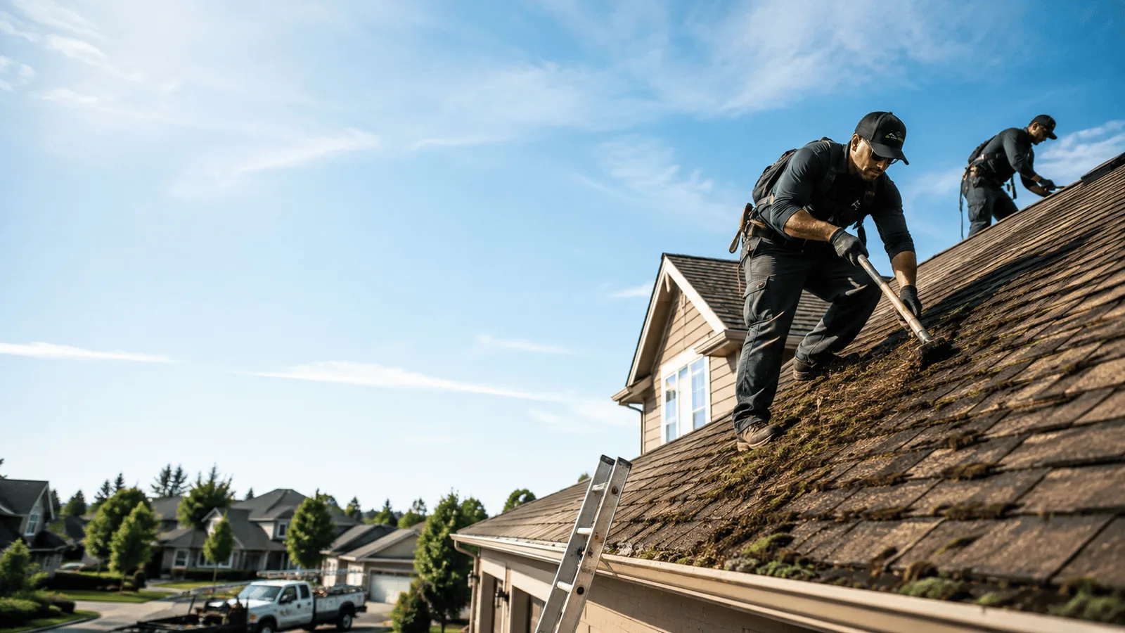 Roof Moss Removal in Moline, KS near me